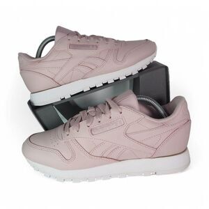 Reebok Classic Leather 'Ashen Lilac' Casual Sneakers DV3726 Women's 5.5